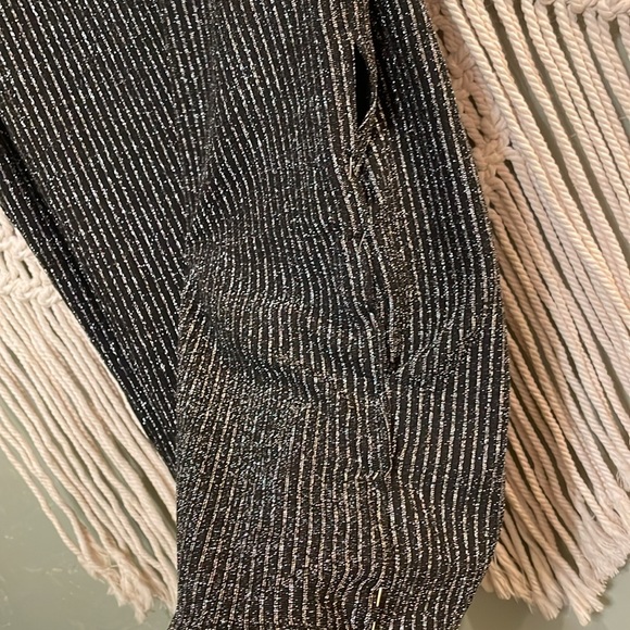 Black and Sliver Midi Skirt - Picture 4 of 5